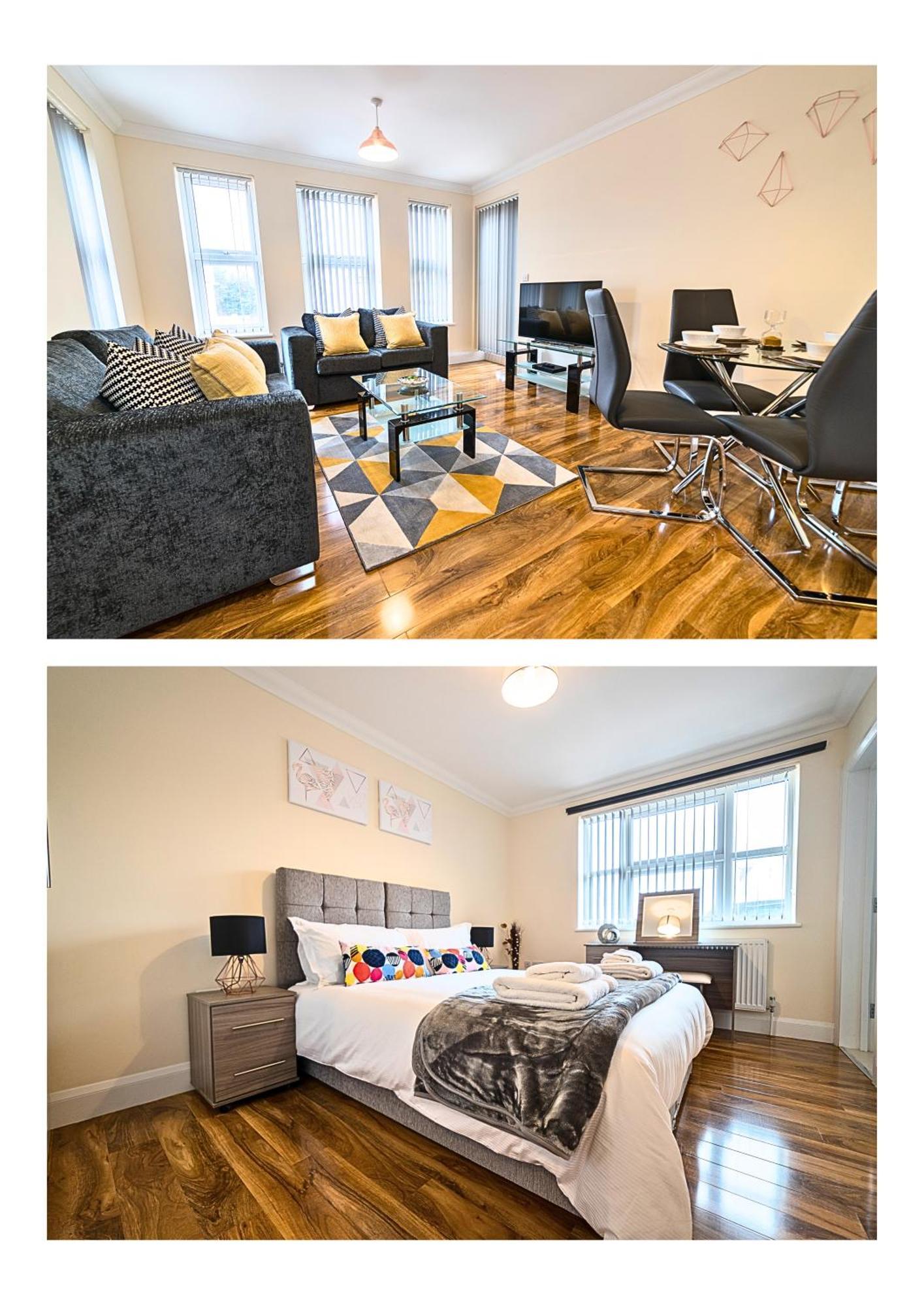 Heathrow Rare Find 2 Bedroom Plus 2 Bathroom Flat - Sleeps 6- Free Parking- Close To Heathrow Terminals-Quiet Development Stanwell Ngoại thất bức ảnh