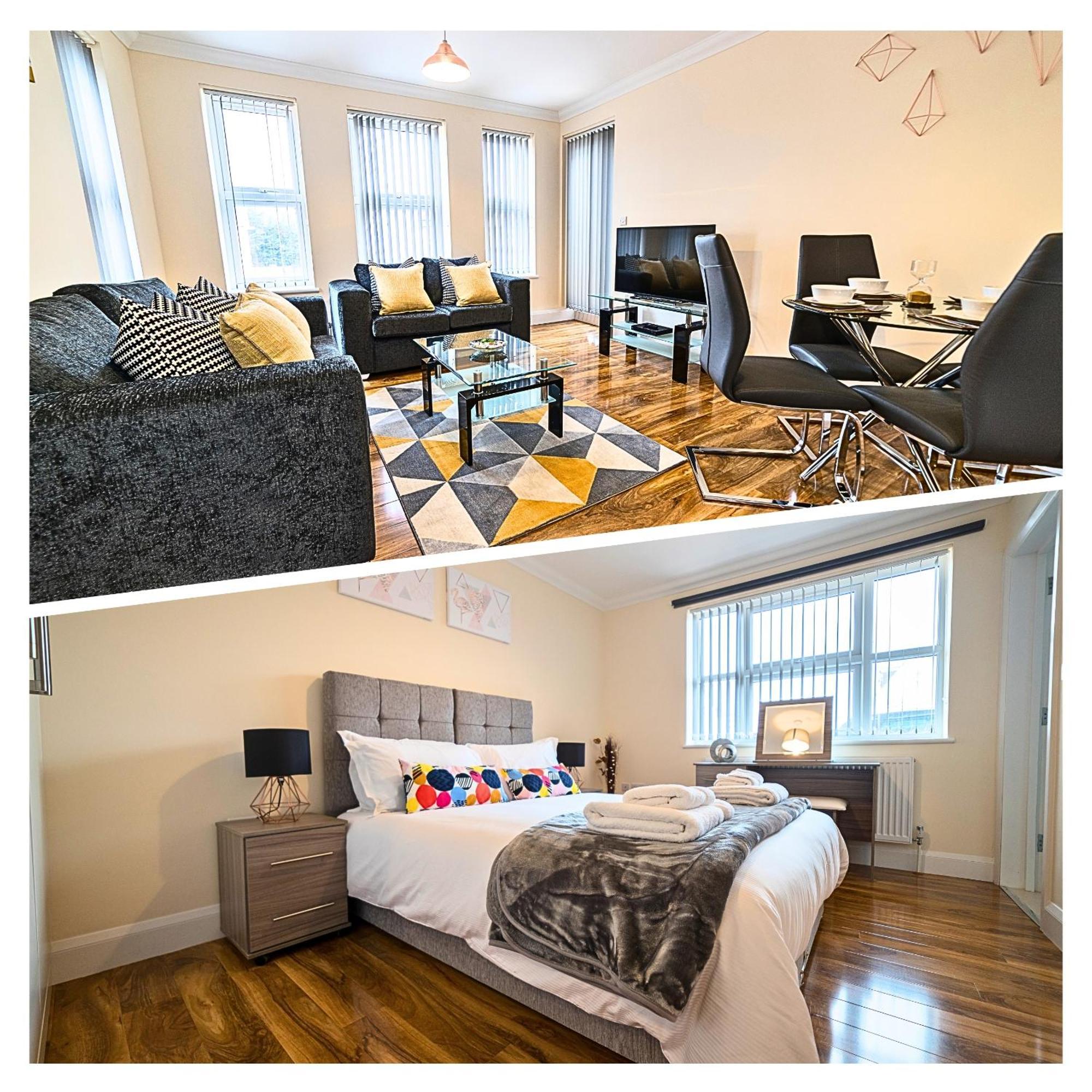 Heathrow Rare Find 2 Bedroom Plus 2 Bathroom Flat - Sleeps 6- Free Parking- Close To Heathrow Terminals-Quiet Development Stanwell Ngoại thất bức ảnh
